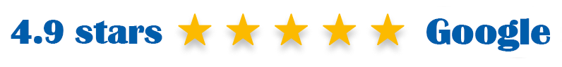 4.9 Google Star Reviews