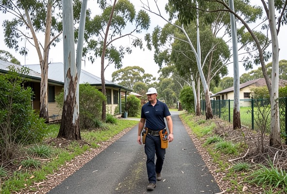 Rescue Electric electrician working in a Donvale home