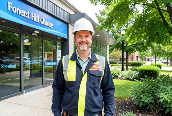 Rescue Electric electrician working in a Forest Hill home
