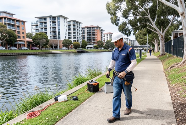 Rescue Electric electrician working in a Maribyrnong home