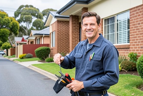 Rescue Electric electrician working in a Pascoe Vale home