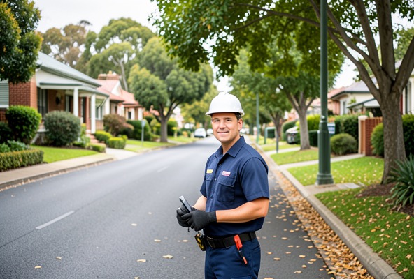 Rescue Electric electrician working in a Strathmore home