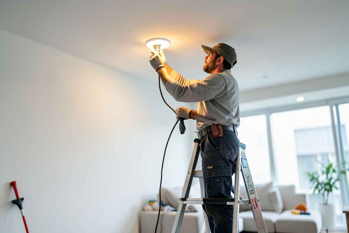 Lighting and power point installation Melbourne